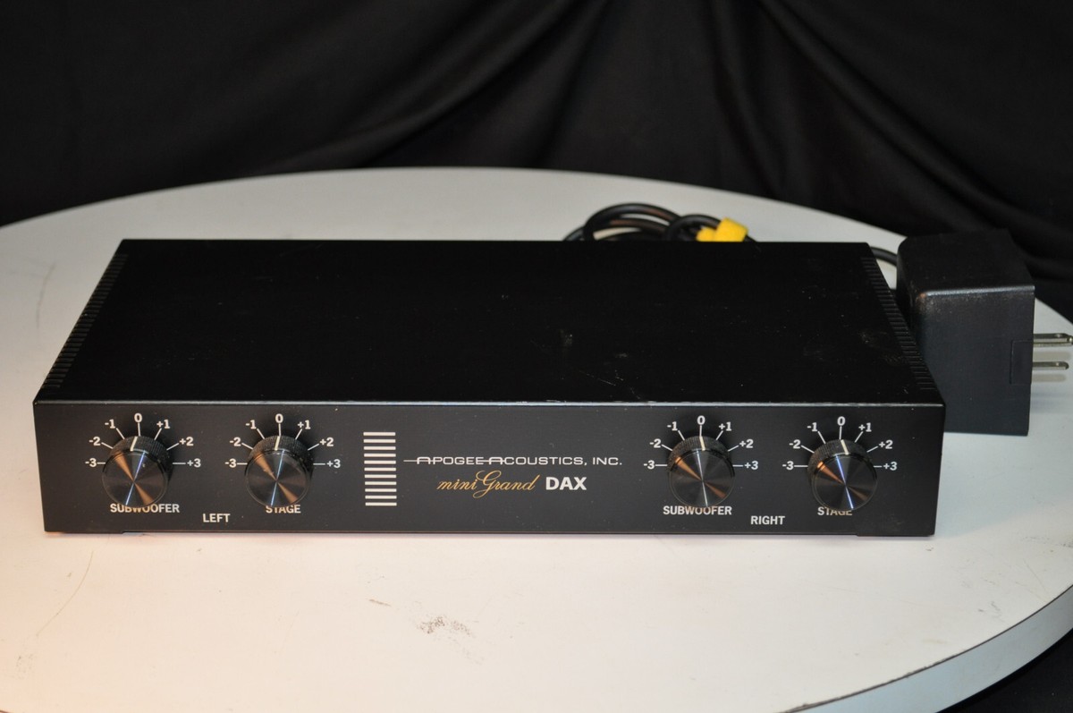 APOGEE Mini-Grand Ribbon/Subwoofer Speaker System with DAX APOGEE Mini-Grand Ribbon/Subwoofer Speaker System with DAX