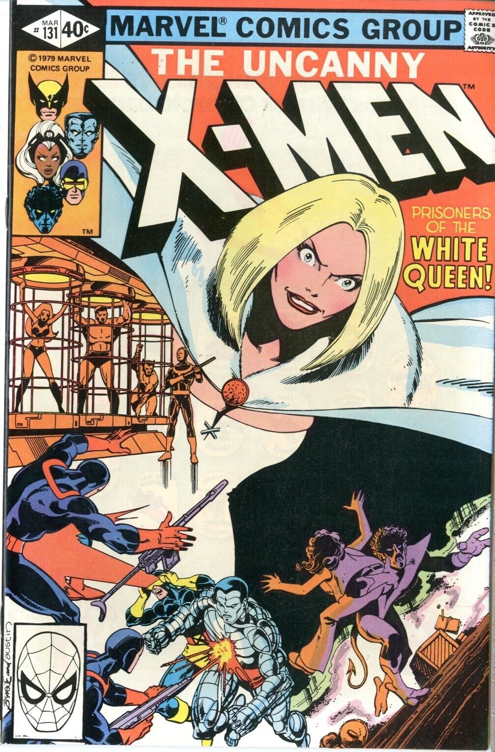X-Men  # 131    VERY FINE+    March 1980    White Queen cover & App.   2nd App.