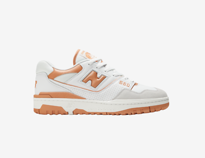 New Balance 550 Burnt Orange Munsell White Sepia BB550LSC Size 7.5