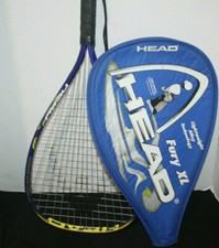 HEAD RACQUETBALL RACQUET Racket FURY XL With ZIPPERED Case - HEAD Glove 3 5/8