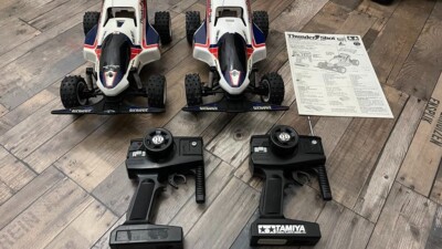 2x Tamiya Thunder Shot Quick drive QD 1:14 1988 No 46001