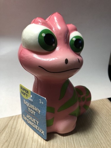 CLEARANCE! 6” "PINK DINOSAUR" Slow Rising Squishes STRESS RELIEF TOY NEW - 第 2/3 張圖片