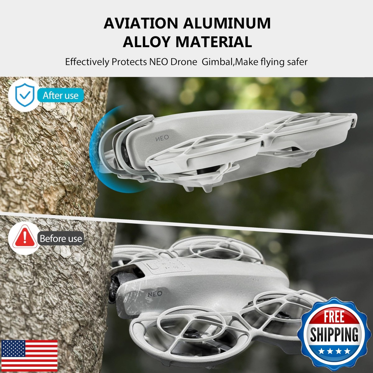 Paraurti Protettivo Per Drone Neo - Antiurto Per Gimbal E Fotocamera - Foto 9