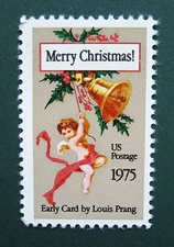 Sc # 1580 ~ 10 cent Christmas Card, by Louis Prang (bl7)
