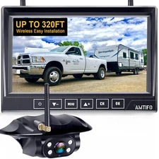 Wireless Backup Camera for Furrion RV: 7-Inch Recording Plug-Play Easy Setup ...