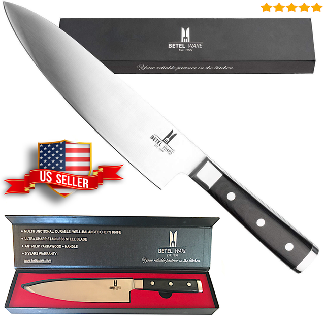 8 Inch Professional Chef Knife Cutting Meat Fruit Best For