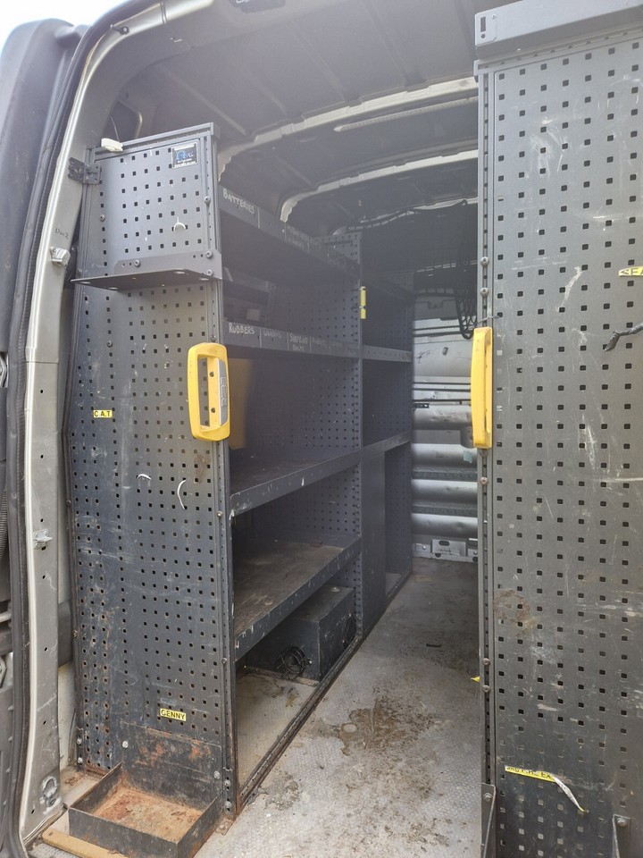Tevo Van Racking With Shelves & Storage Compartment eBay