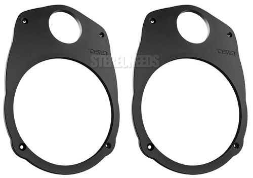 2 DS18 MP69 Abs 6x9" To 2-Way 6.5" Speaker / Tweeter Car Stereo Adapter Plates