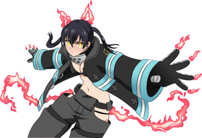Tamaki Fire Force Weatherproof Anime Sticker 6'' Car Decal V8