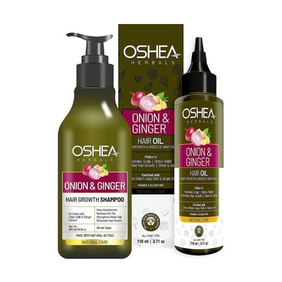 Oshea Herbals with Onion Hair Growth Shampoo & Hair Oil For Reduce Hair Fall