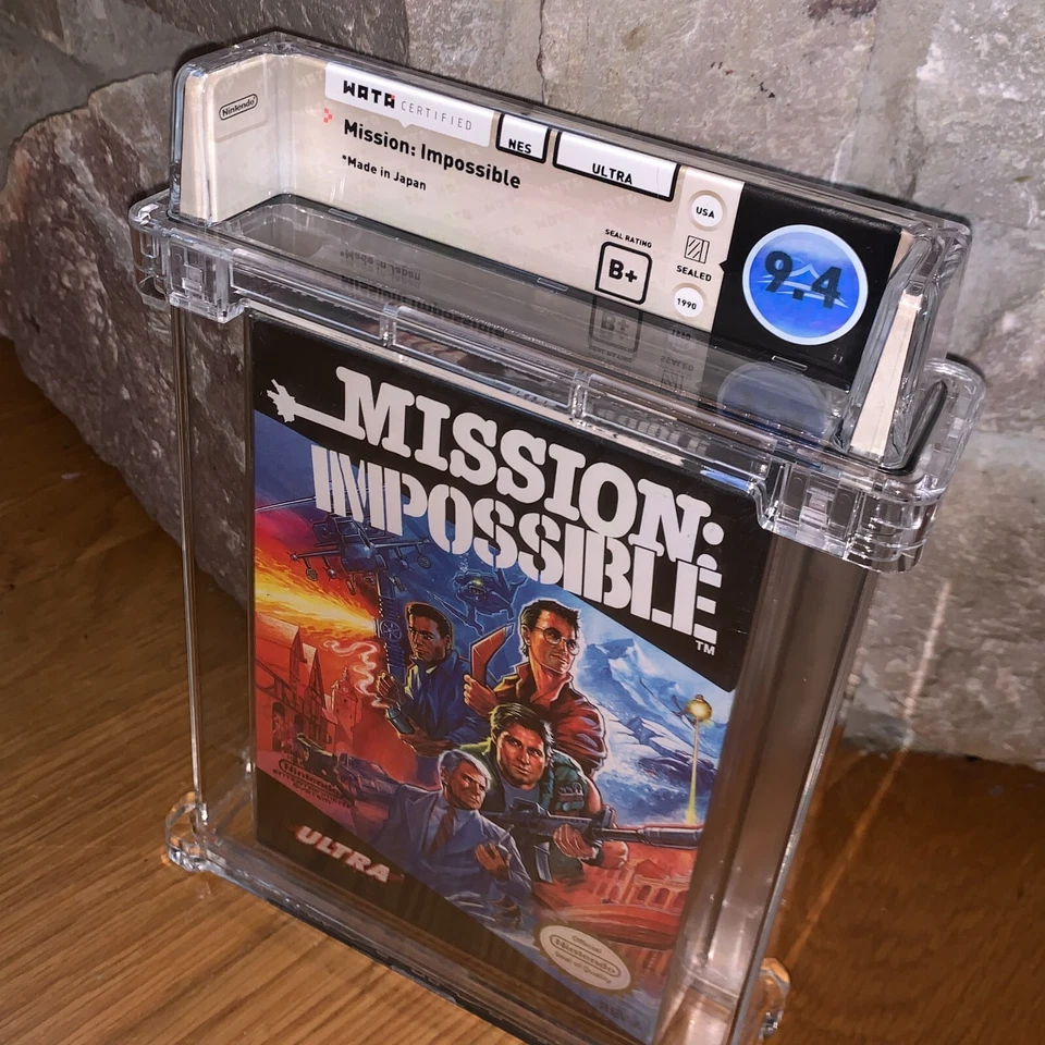 New Mission: Impossible WATA 9.4 Factory Sealed H-Seam Graded Game 1990 Ultra - Image 2 of 3