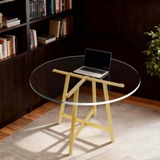 Modern Dinning Table Base, Coffee Table Base, Heavy Duty Desk Base for Glass