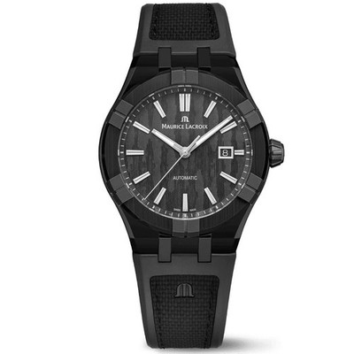 Maurice Lacroix AIKON Auto 43mm Black Dial Men's Watch AC6008-TTB00-330-2