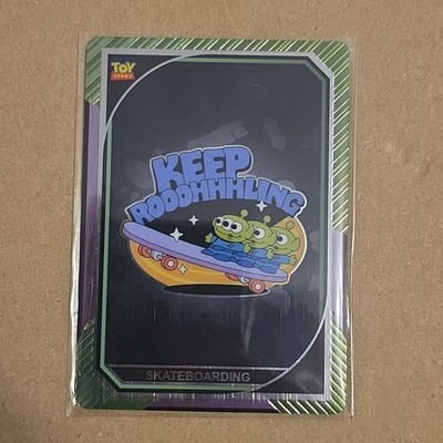 Disney Toy Story Aliens Special Trading Card 2024 - Skateboarding Keep Rooling