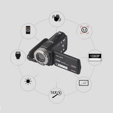 Video Camera Camcorder 3 Inch Color LCD Display 30MP Digital Video Camera 16X