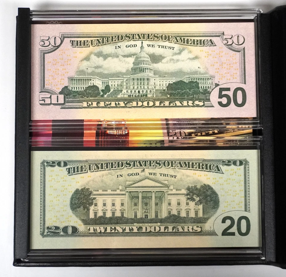 SERIES 2004 CLEVELAND EVOLUTIONS SET, MATCHING $20 & $50 SERIAL NUMBERS - Image 3 of 4