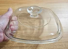 Pyrex A7C Square Glass Lid Replacement Cover Clear Vintage Casserole Dish