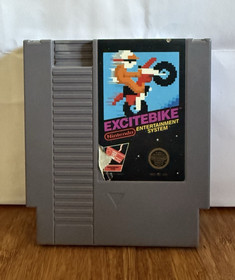 Excitebike &bull; Nintendo NES 1985 &bull; Classic Motocross Racing &bull; 3-Screw &bull; Tested