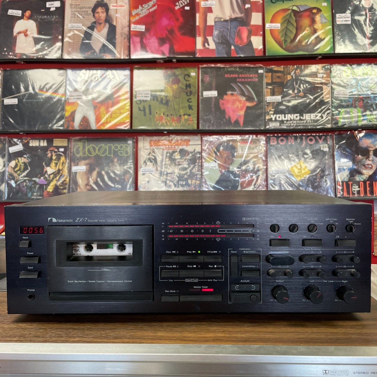 Nakamichi ZX-7 Discrete 3-Head Cassette Deck FULLY TESTED
