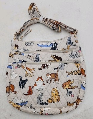 NEW Vera Bradley Trio Zip Hipster Bag in A Cats Life