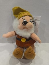 Vintage Disney Store - Doc Snow White - Bean Bag Plush 7" With Tag