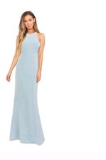 NWT Show me your MuMu Chicago high neck gown size XS Sage 