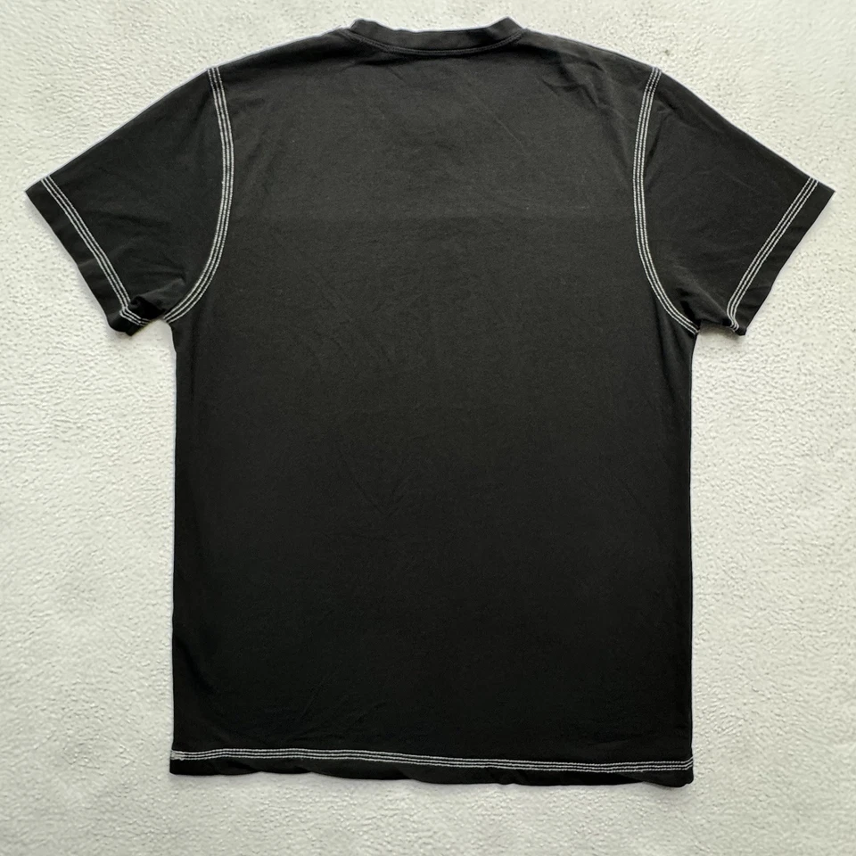 (S) Salvatore Ferragamo логотип футболка черный белый стежок сделано в Турции винтажный стиль - Изображение 2 из 4