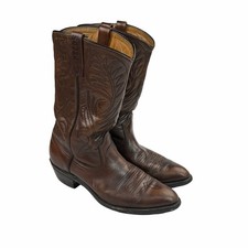 Vintage Red Wing 9801 Pecos Western Cowboy Stitch Work Boots USA MADE Men's 10 A