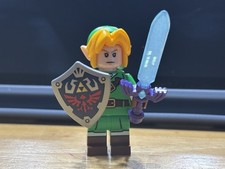 LEGO Link Minifigure Ocarina of Time The Final Battle 77093 w/ Shield & Sword