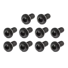 M3x8mm Thread 10.9 Alloy Steel Button Head Hex Socket Cap Screw Bolt 100pcs