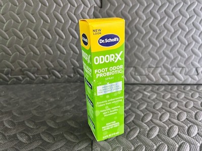 Dr Scholls Odor X Foot Odor Probiotic Spray 4 Ounce Eliminates Bad Odors
