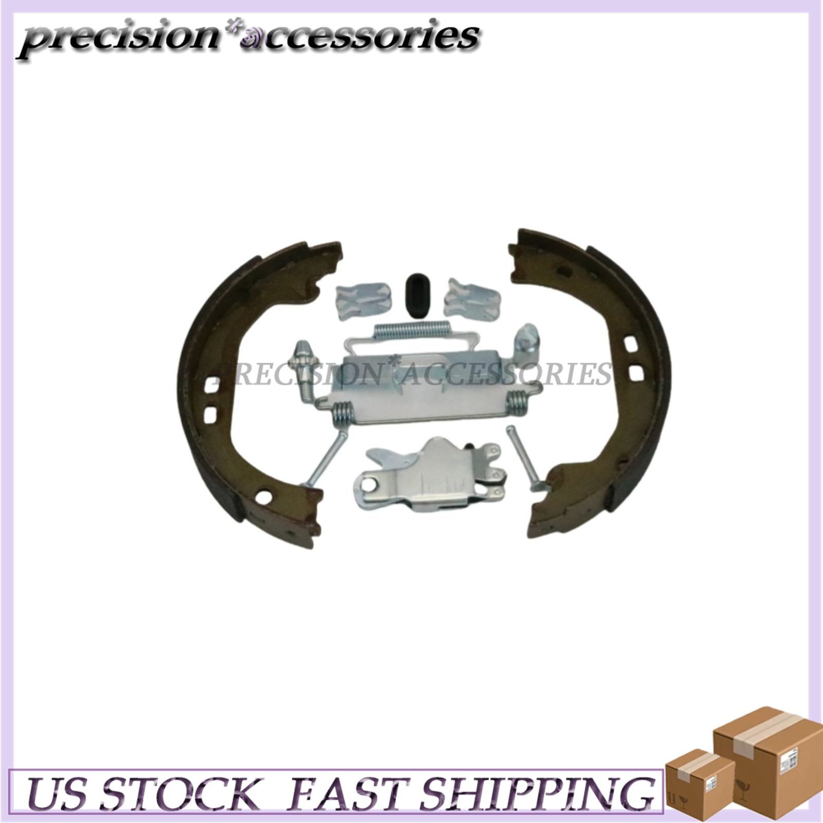 1 Set Parking Brake Shoes & Accessory Fastener Fits Maserati Ghibli Quattroporte