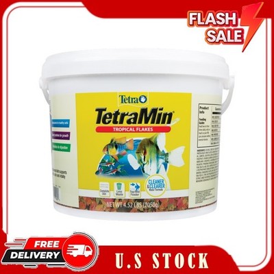 Tetra TetraMin Tropical Flakes, Nutritionally Balanced Fish Food, 4.52 lbs.