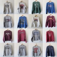 Vintage 80-90s Lot 16 Sweatshirts Hoodies USA vintage Distressed Bundle Faded