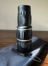 New 16X52 Mini Monocular High Powered Telescope With Carrying Case