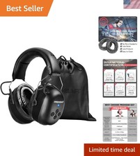 037 Gel Ear Pads Bluetooth 6.0 Hearing Protection Headphones,1500mAh Recharge...