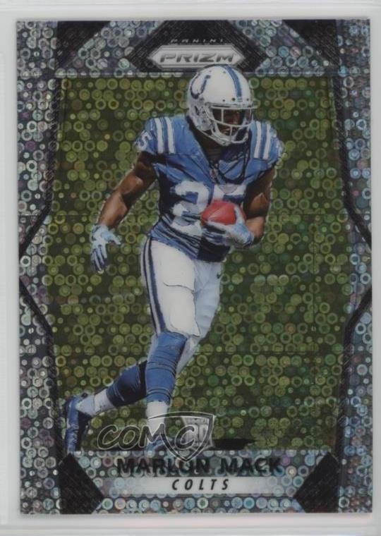 2017 Panini Prizm Rookies Disco Prizm Marlon Mack #287 0q0m