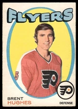 1971-72 O-Pee-Chee Brent Hughes Philadelphia Flyers #205