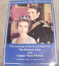 1973 Royal Wedding Souvenir Programme — Princess Anne & Capt. Mark Phillips