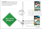 Dr Jim Stamps 24C Hank Greenberg Postcard With 39C Single First Day Fleetwood