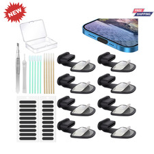 8PCS USB C Dust Plug Cover Anti Dust Type C Port Protector iPhone 15 16 17 Mesh