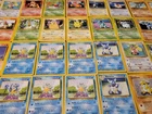 61 Base Set, Jungle, Base 2 Pokemon Card Lot VTG Vintage LP-MP Pikachu Squirtle