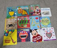 Lot Of 12 Toddler Medium Size Books Animals Mickey Alphabet Curious George