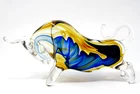 RARE! Amazing Murano Art Glass Bull Prosperity Limited Collection Superb