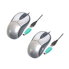 2X MOUSE OTTICO USB PS/2 COMBO DIGITUS 800DPI ERGONOMICO ALTA PRECISIONE