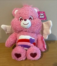 2026 Care Bears Valentine Grumpy Bear As Cupid 16" Plush NEW
