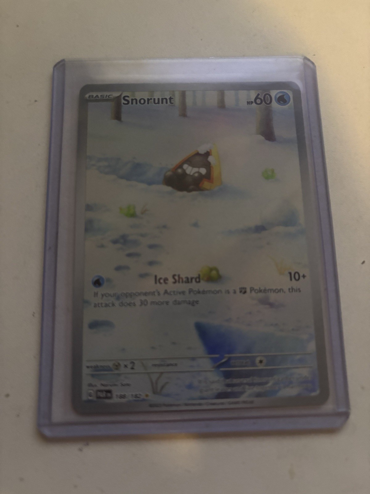 Snorunt 188/182 Illustration Rare Mint Condition - S&V Paradox Rift