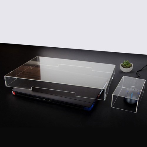 2 Pcs Staubschutz Klare Gaming -Mausabdeckung Haushalts Fall - Afbeelding 8 van 12