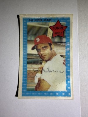 1971 Kellogg's 3-D Super Stars - Joe Torre #62 1970 XOGRAPH - READ
