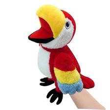 Puppets Parrot Hand Puppet,13.8" Animal Puppets Hand Puppets Bird Puppet Parrot